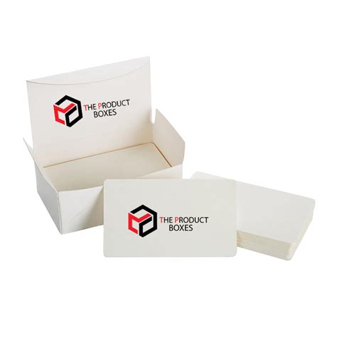 cardboard business card boxes.